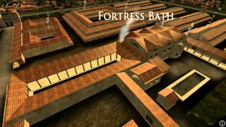 Animation of ancient Roman Fort in Caerleon Wales [upl. by Isawk849]