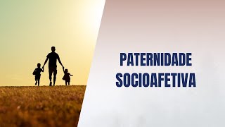 Paternidade socioafetiva [upl. by Namajneb446]