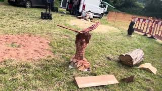 A fabulous range of wooden sculpture at Caerleon festival 2024 [upl. by Iegres482]