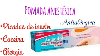 Resenha PomadaAndantol Gel [upl. by Euqcaj]