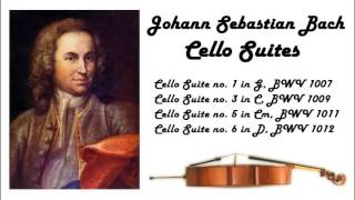 Johann Sebastian Bach  Cello suites in 432 Hz great for reading or studying [upl. by Lefkowitz]